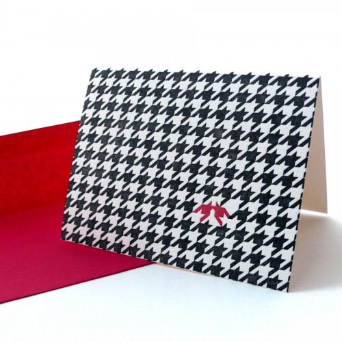 NEW Houndstooth Letterpress Cards Heartfish Blog