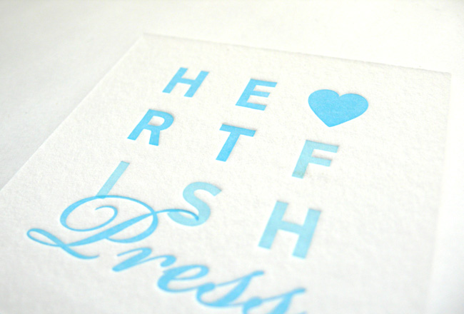 Heartfish Press Business Card