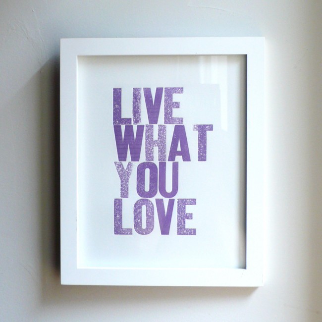 Live What You Love Grape