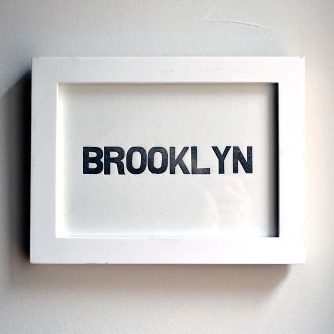 Brooklyn Letterpress Print